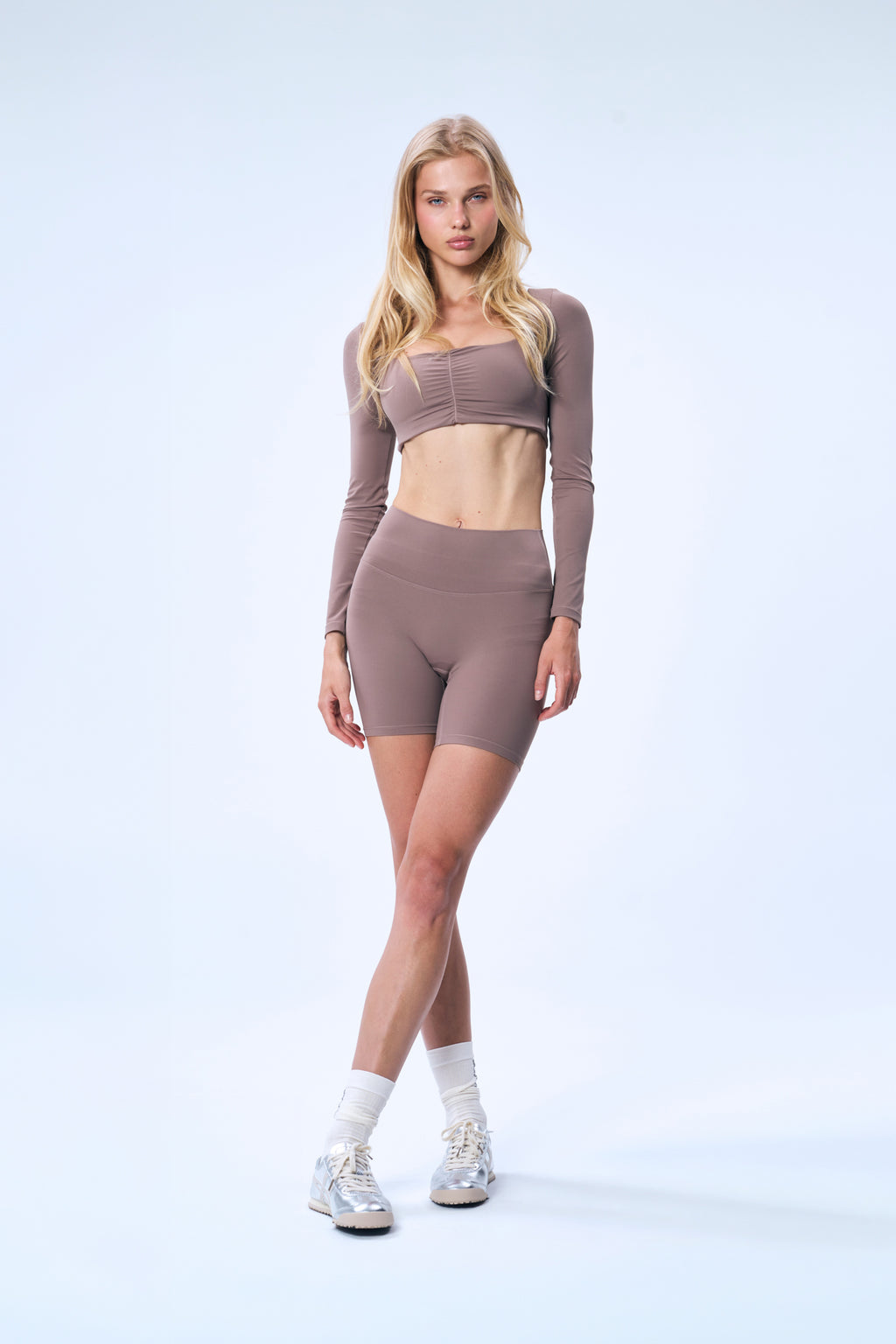 Second Skin Studio Biker Shorts Mushroom
