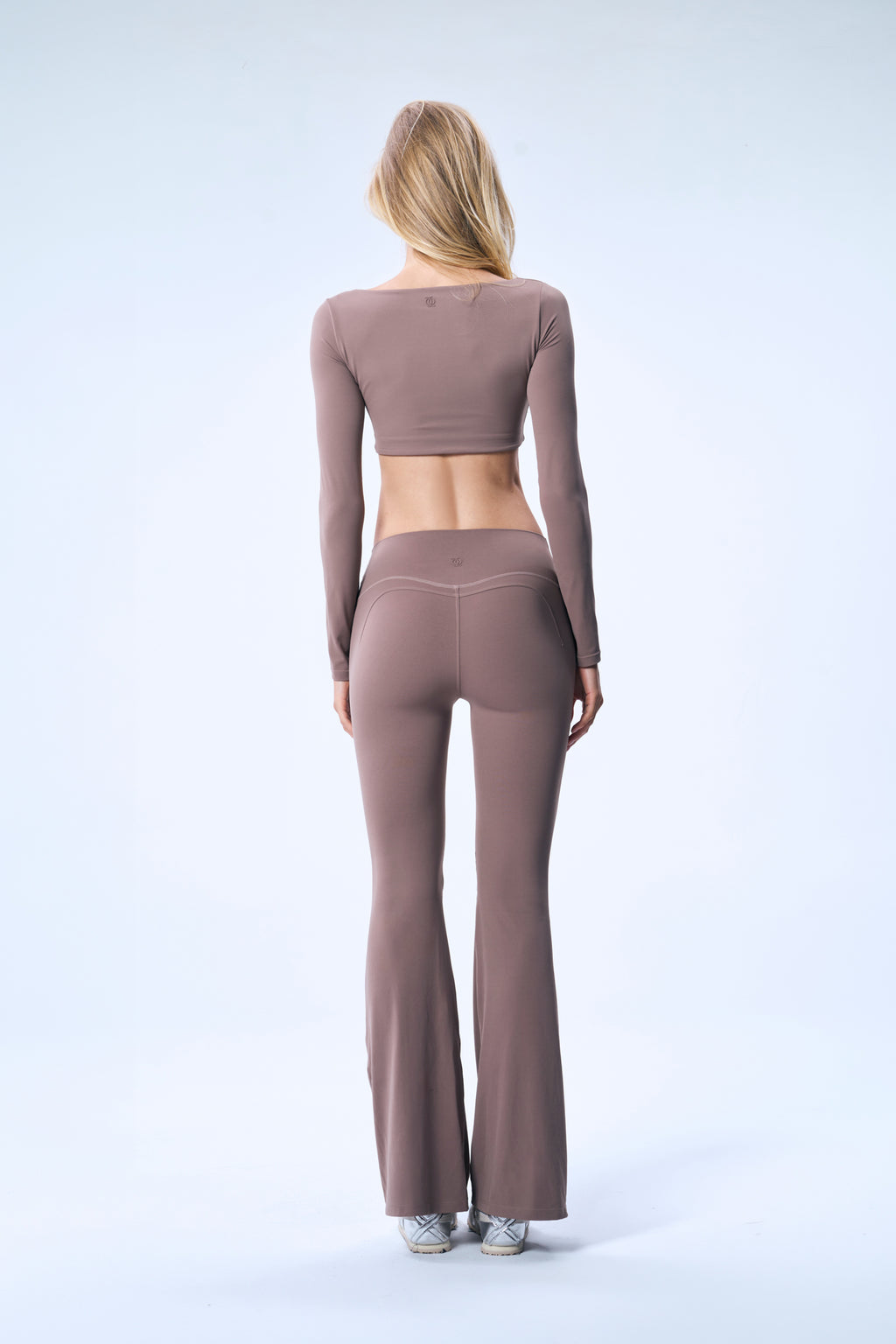 Second Skin Studio High-Waisted Bootcut Legging Mushroom