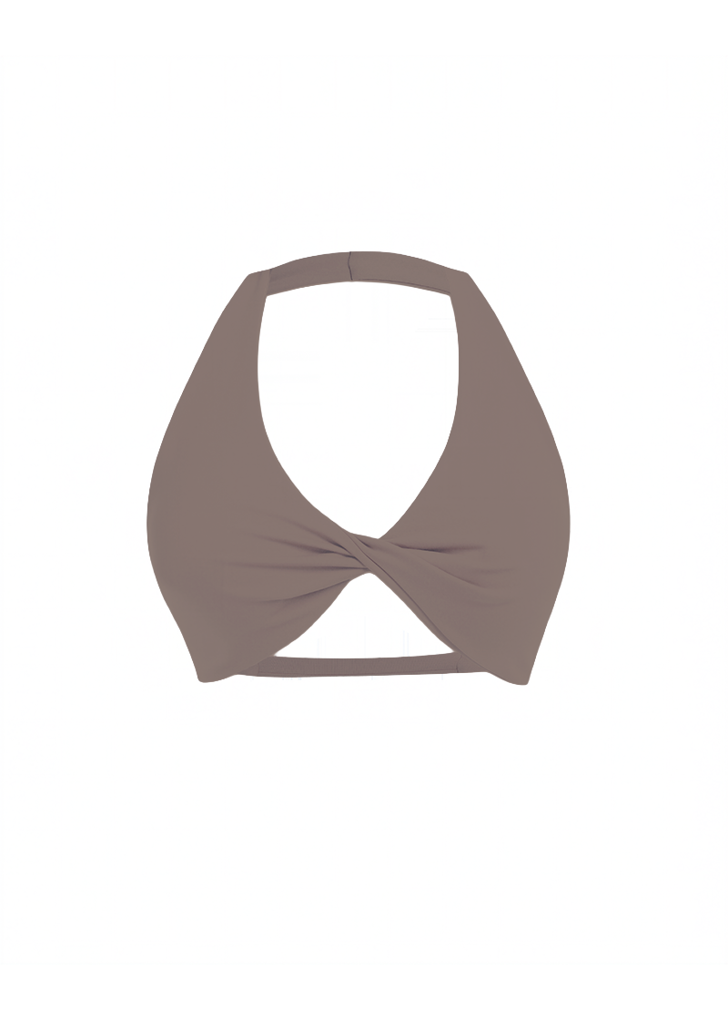 Second Skin Studio Crop Top Mushroom