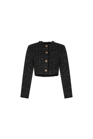 ASAP Tweed Jacket Black