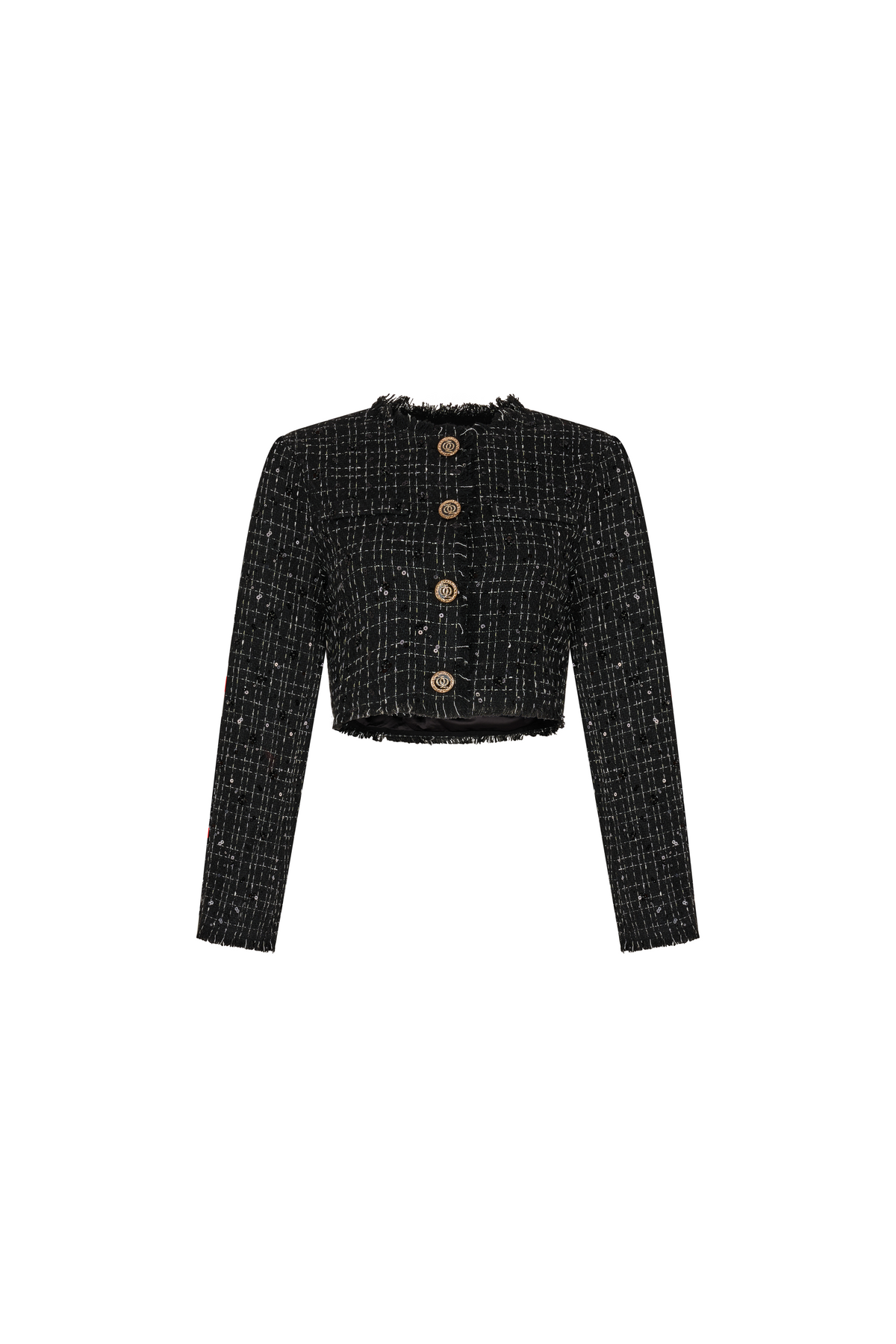 ASAP Tweed Jacket Black