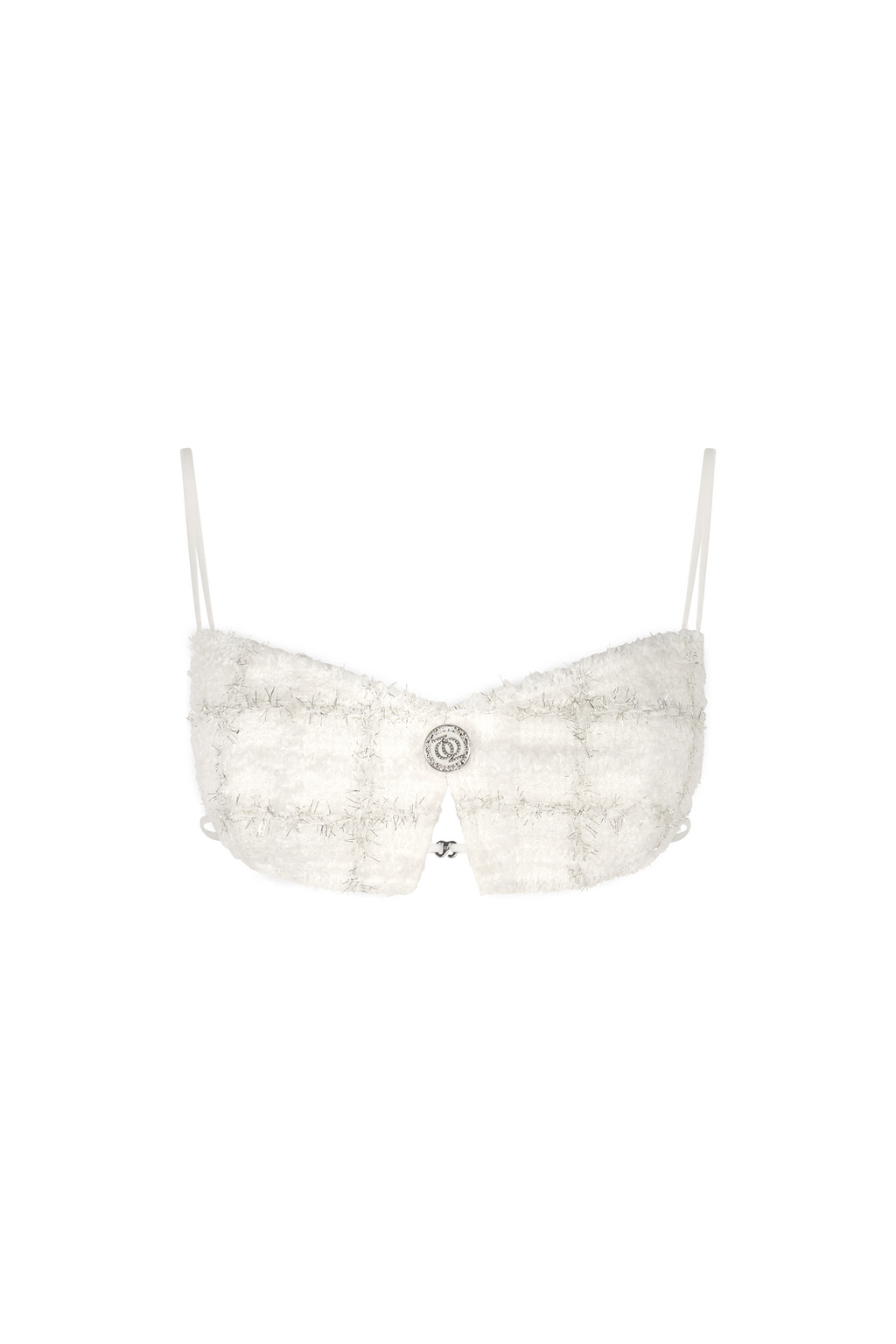 Executive Tweed Top White