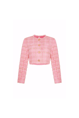 High Priority Tweed Jacket Pink
