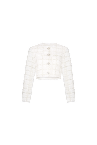 Executive Tweed Jacket White