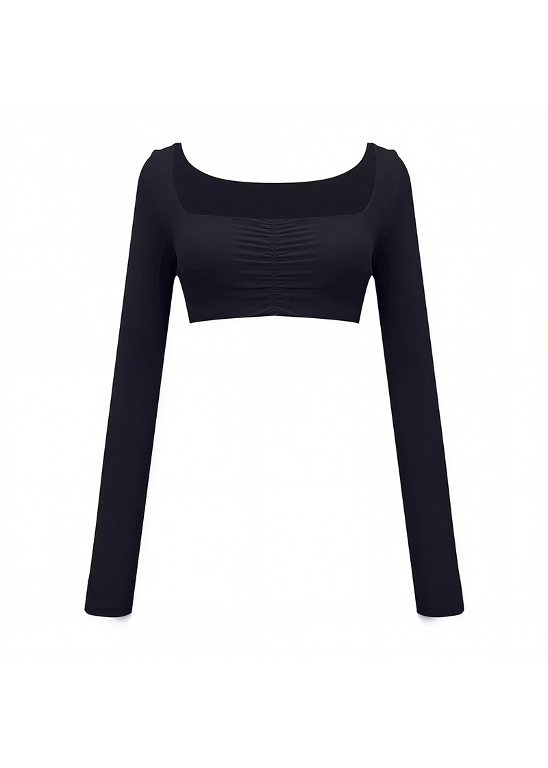 Second Skin Studio Long Sleeve Top Onyx