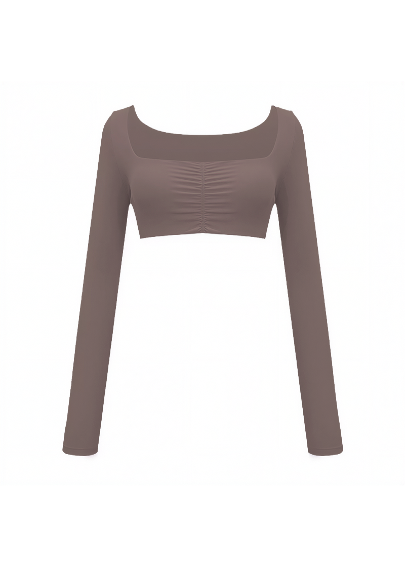 Second Skin Studio Long Sleeve Top Mushroom
