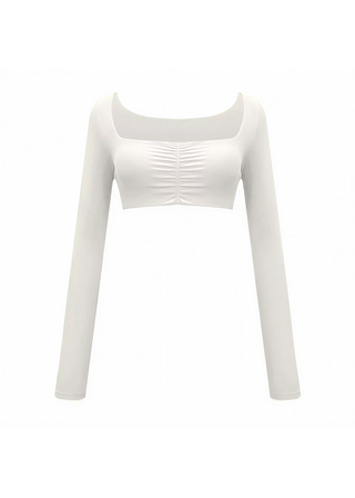 Second Skin Studio Long Sleeve Top Ivory