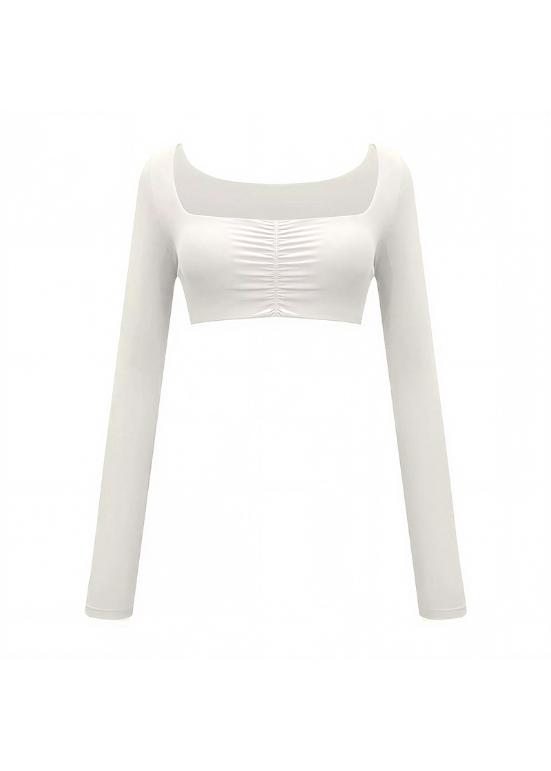 Second Skin Studio Long Sleeve Top Ivory
