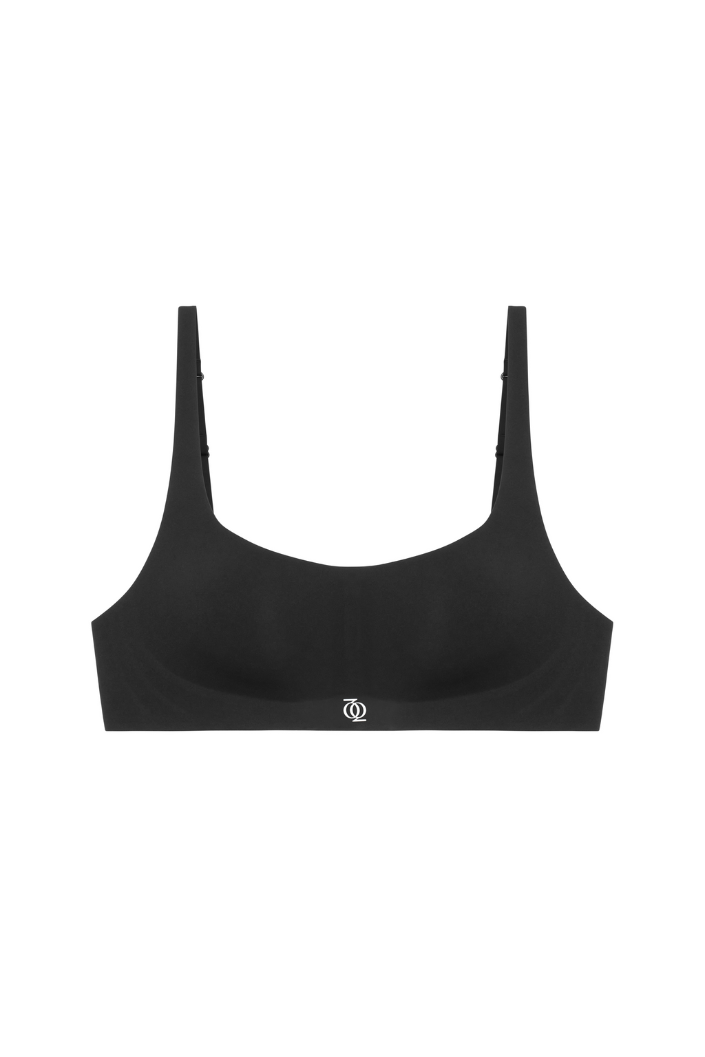 Second Skin Bralette Scoop-Neck Black