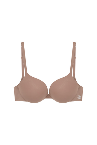 Second Skin Ultimate Push-Up Bra Mushroom