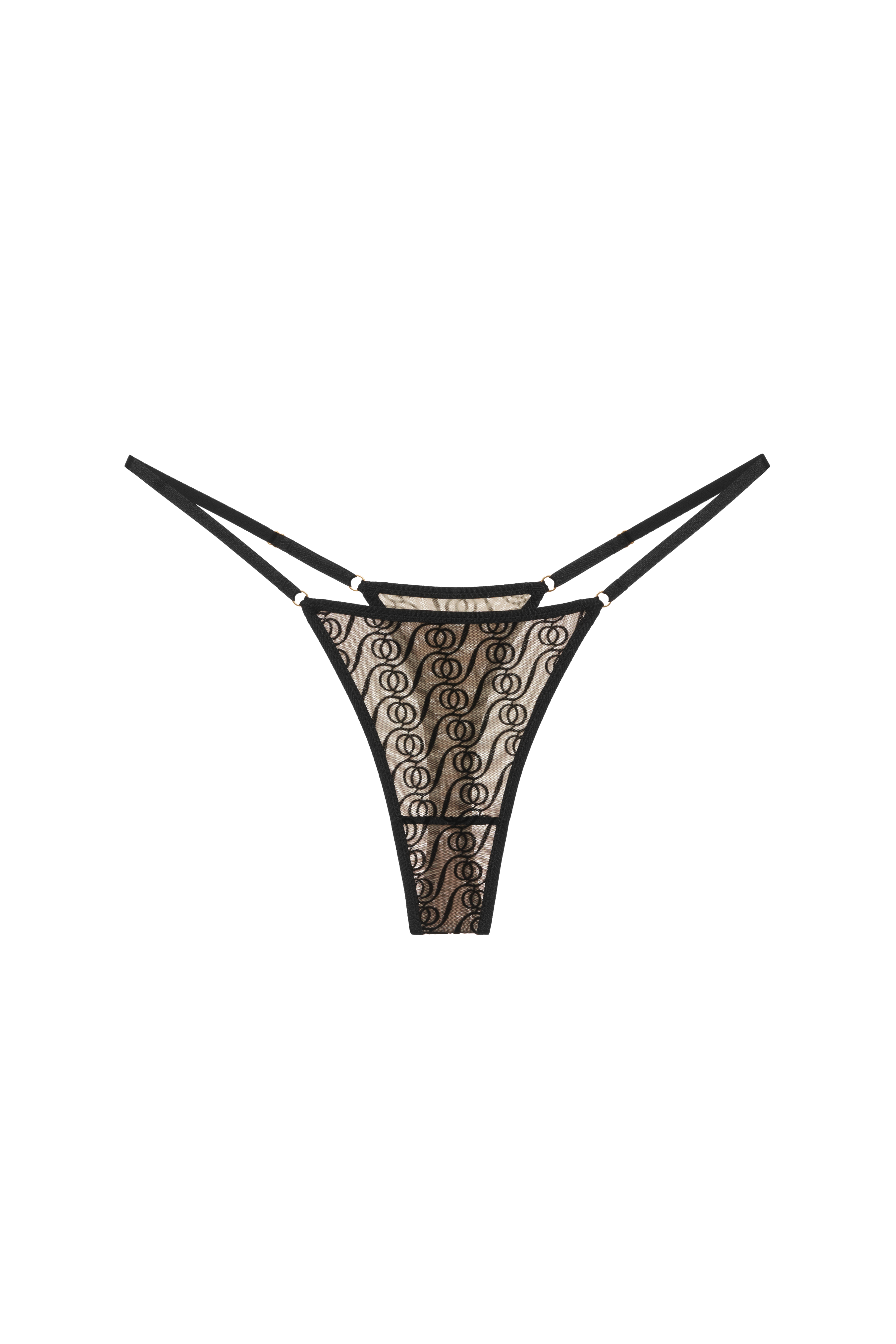 Alizee Thong Black